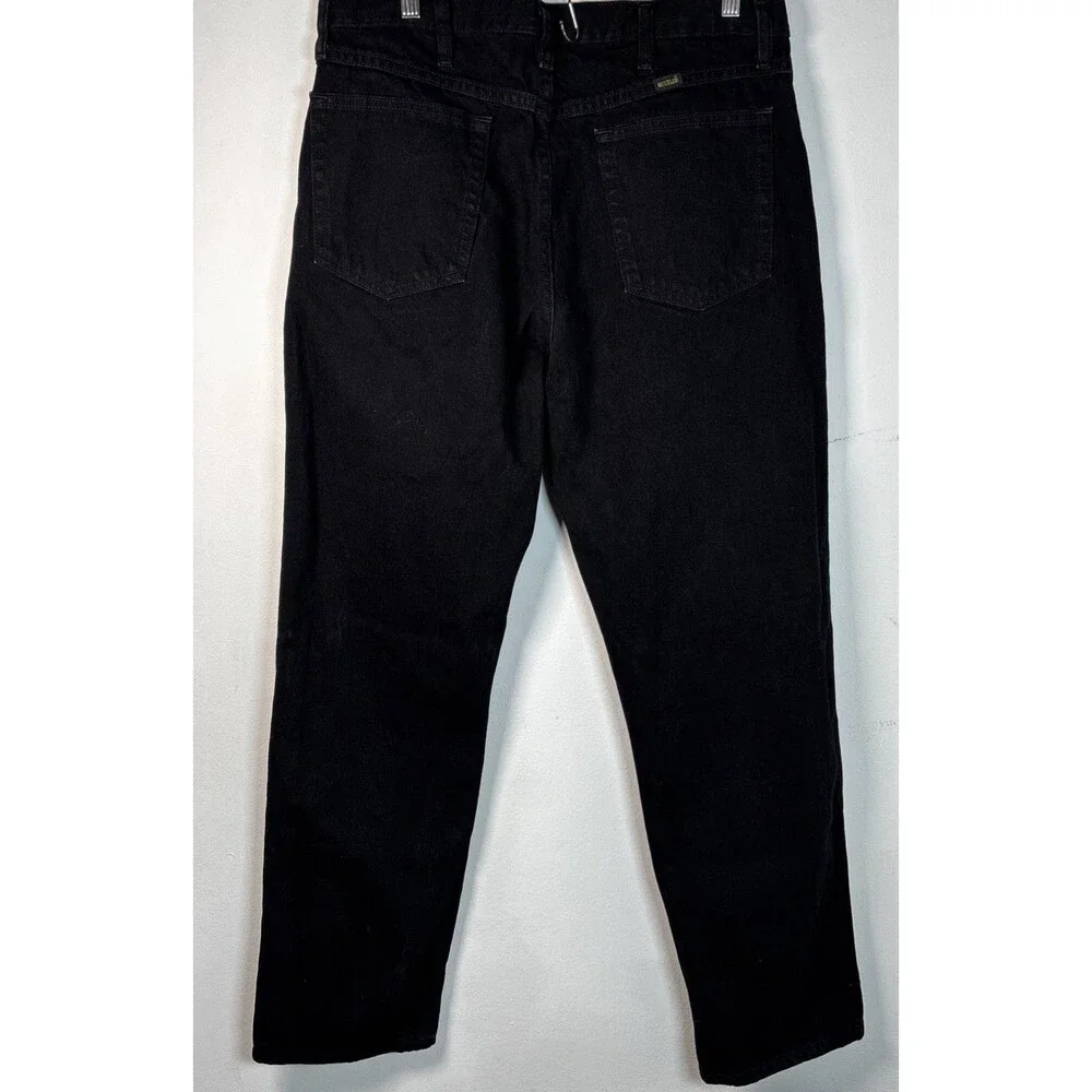 Rustler Jeans Men’s 35x32 Black  Denim 100% Cotton